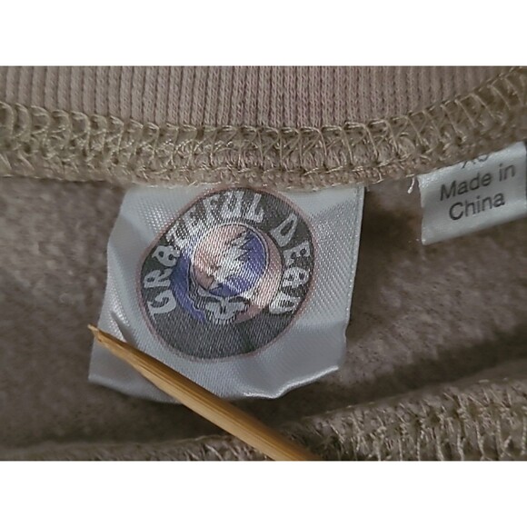 Grateful Dead Women's Crewneck Sweatshirt Forever Bear Tie Dye Green Brown Sz XS - Picture 6 of 10